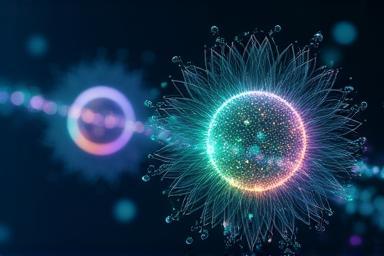 Screenshot of an interactive online guide explaining Quantum Physics concepts with visual simulations