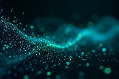 Visually appealing cover art for 'The Future of AI in Education' podcast series featuring abstract neural network graphics